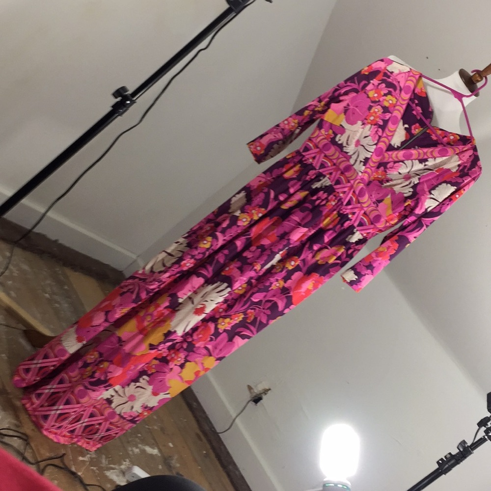 Vintage 60’s Groovy Boho Maxi Dress